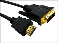 1 Meter HDMI to DVI Gold Reference (3.1 ft) 